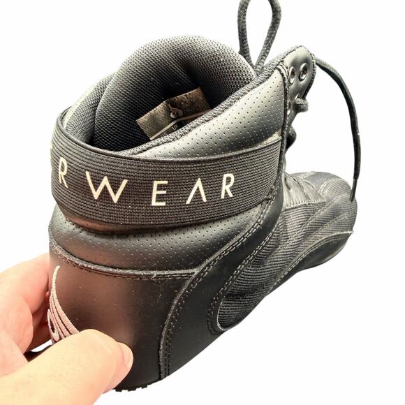 Ryderwear High Top Lifting Shoes Black Men’s 8 Gym Bodybuilding Sneakers